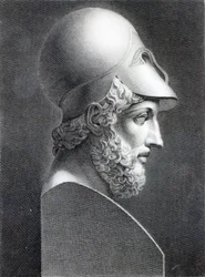 Buste de Périclès, gravé par Giuseppe Cozzi
